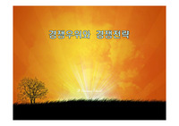 경쟁우위와  경쟁전략