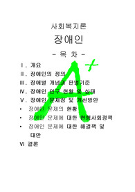 [사회복지론]장애인, 장애인의 정의, 장애별 개념, 장애인 인구, 장애인 문제점, 장애인 문제의 현황