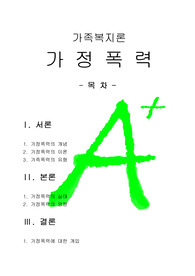 [가족복지론]가정폭력, 가정폭력의 개념, 가정폭력의 이론, 가정폭력의 유형, 가정폭력의 실태, 가정폭력의 영향, 가정폭력에 대한 개입