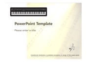 [음악 PPT배경] - 피아노 건반 음표 악보 음악 템플릿 음악관련PPT 실용음악 배경파워포인트 PowerPoint PPT 프레젠테이션