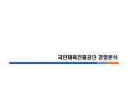 국민체육진흥공단 경영분석 PPT
