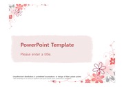 [예쁜 꽃무늬패턴 PPT배경] - 꽃 패턴 화사한 이쁜 예쁜 고급 디자인 꽃무늬 배경파워포인트 PowerPoint PPT 프레젠테이션
