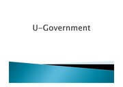 유비쿼터스 정부(U-Government)에 대한 고찰 PPT