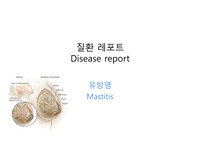 [기본자료]유방염 mastitis PPT 자료