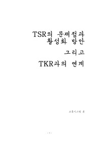 TSR과 TKR의 현황과 문제점 그노선과 대륙열차