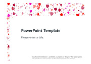 [하트무늬패턴 PPT배경] - 하트무늬 사랑 러블리 예쁜 레드 배경파워포인트 PowerPoint PPT 프레젠테이션