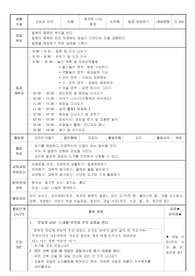 요리[건강과 안전] 유자차 만들기수업계획안 일안포함