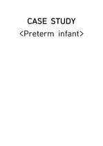 Preterm infant 사례연구