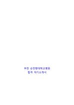부천 순천향대학병원 2015 신규간호사 ★합격★ 자기소개서