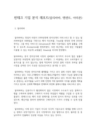 핀테크 기업 분석 레포트(알리바바, 텐센트, 아마존) : 핀테크 기술을 바탕으로 성장한 회사 레포트