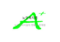 노인복지론 노인복지시설의 현황과 문제점