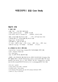 아동간호학 신생아중환자실(NICU) case study : 신생아 호흡곤란 증후군, Respiratory Distress Syndrome (RDS)