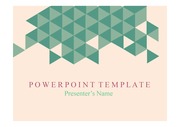 PPT양식 삼각형 패턴 템플릿