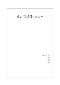 [A+자료] 관리경제학 - 샤테크를 중심으로 알아본 우리나라 경제