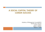A Social Capital Theory of Career Success