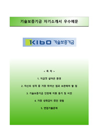 [기술보증기금자기소개서] 기술보증기금 청년인턴 합격자소서와 면접기출문제