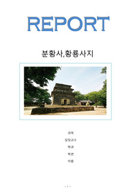 분황사와황룡사지