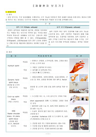 재활 환자  보조기