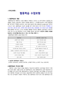 협동학습수업모형,지리교육론,