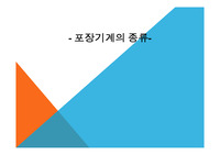 포장기계 소개와 종류