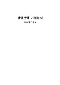 (주)NICE 평가정보 기업분석
