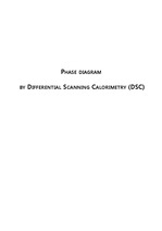 PHASE DIAGRAM BY DIFFERENTIAL SCANNING CALORIMETRY (DSC)