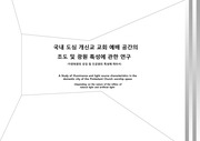 한국 현대 개신교 예배공간의 조도, 색온도, 광원 특성 및 개선방안에 관한 연구