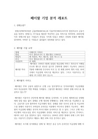 핀테크 미국 기업 페이팔 기업 분석 레포트