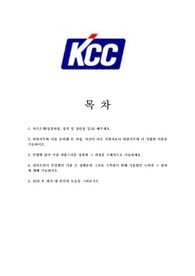 kcc 최종합격 자기소개서