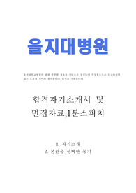 대전을지대학교병원 자기소개서 합격우수예문/을지대병원 면접자료/간호사1분스피치, 을지대학교병원 간호사 자기소개서, 을지대학교병원 자소서, 을지대학교병원 지원동기, 대전을지대병원 자기소개서, 을지대학교병원 간호사 자소서, 간호사 1분 자기소개, 을지대학교병원 합격자기소개서, 을지병원 자기소개서, 을지대병원 합격자소서