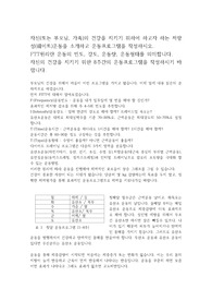 FITT를 이용한 8주 운동프로그램
