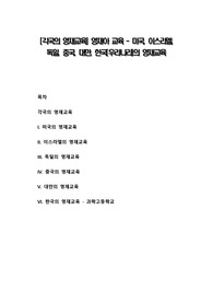 [각국의 영재교육] 영재아 교육 - 미국, 이스라엘, 독일, 중국, 대만, 한국(우리나라)의 영재교육