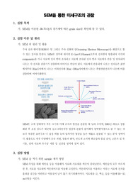 [재료공학실험]SEM을 통한 미세구조의 관찰 - SEM을 이용한 BaTiO3의 첨가제에 따른 grain size