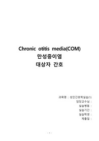 만성중이염 케이스