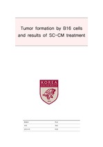 Tumor formation by B16 cells