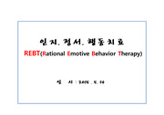 REBT 발표, 정신간호학, 가족정신, 상담기법