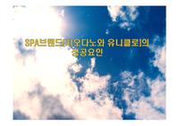 SPA브랜드(지오다노와 유니클로)의  성공요인