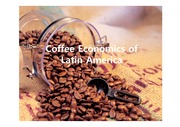 The coffee Economics of Latin America-중남미 커피경제와 우리나라와의 관계