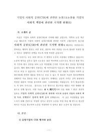 기업의 사회적 공헌(CSR)에 관련한 논문/소논문용 기업의 사회적 책임에 관련한 국가별 현황(6)