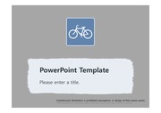 [자전거 표지판 PPT배경] - 자전거표지판 취미 레저 하이킹 자전거전용 사이클 배경파워포인트 PowerPoint PPT 프레젠테이션