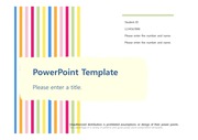 [무지개 스트라이프 패턴 PPT배경] - 스트라이프패턴 무지개 미술 색채 패션 예쁜디자인 심플한 깔끔한 배경파워포인트 PowerPoint PPT 프레젠테이션