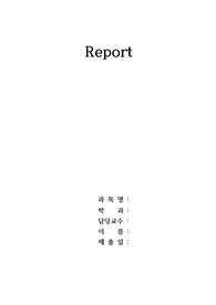 엑셀 VBA 관련 레포트 / 전산통계학