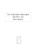 미국 주립도서관과 대학도서관의 정보서비스 조사 (New Mexico 뉴멕시코)