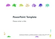 [다양한 나무 패턴 PPT배경] - 다양한나무 색깔 트리 나무 발표 깔끔한 심플한 배경파워포인트 PowerPoint PPT 프레젠테이션