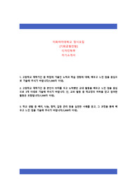 이화여대 정시 디자인학부 자기소개서 최종자료