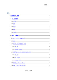 미들웨어를 조사하고 이에 대한 특성을 기준으로 분류