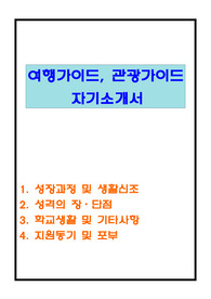 관광가이드 자기소개서