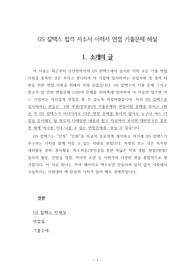 GS 칼텍스 합격 자소서 이력서 면접 기출문제 해설