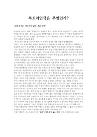 부조리 연극에 관한 고찰 , 부조리연극 리포트