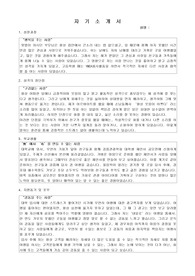 합격한 여행사 분야(여) 자기소개서